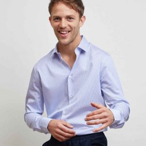 NEOBLU Baptiste Striped Long Sleeve Shirt Baptiste