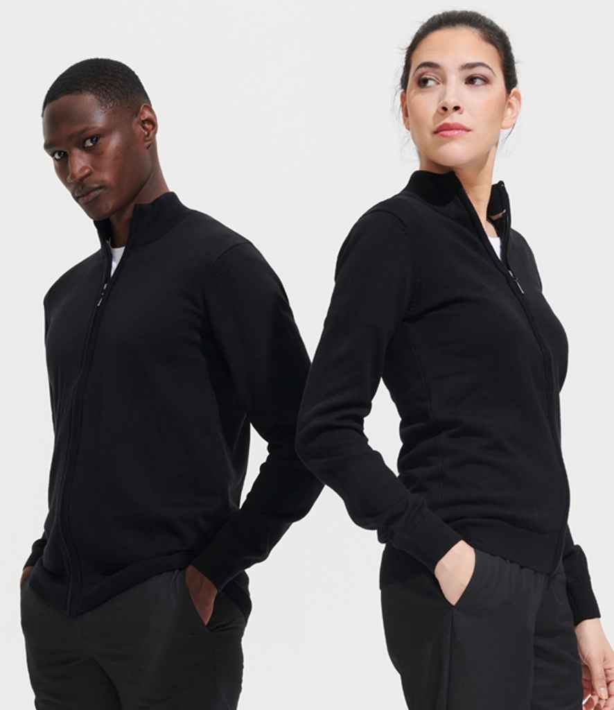SOL'S Gordon Full Zip Cotton Acrylic Cardigan Gordon - Image 2