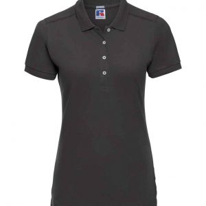 Russell Athletic Ladies Stretch Piqué Polo Shirt 566F