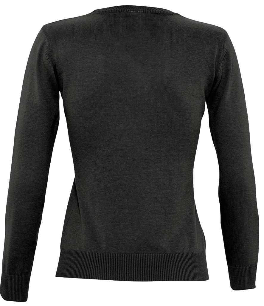 SOL'S Ladies Galaxy Cotton Acrylic V Neck Sweater Ladies Galaxy - Image 2
