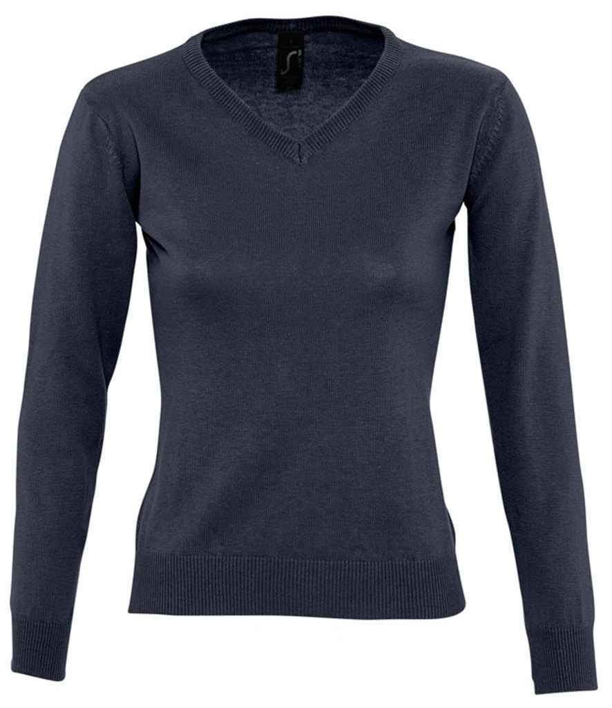 SOL'S Ladies Galaxy Cotton Acrylic V Neck Sweater Ladies Galaxy - Image 4