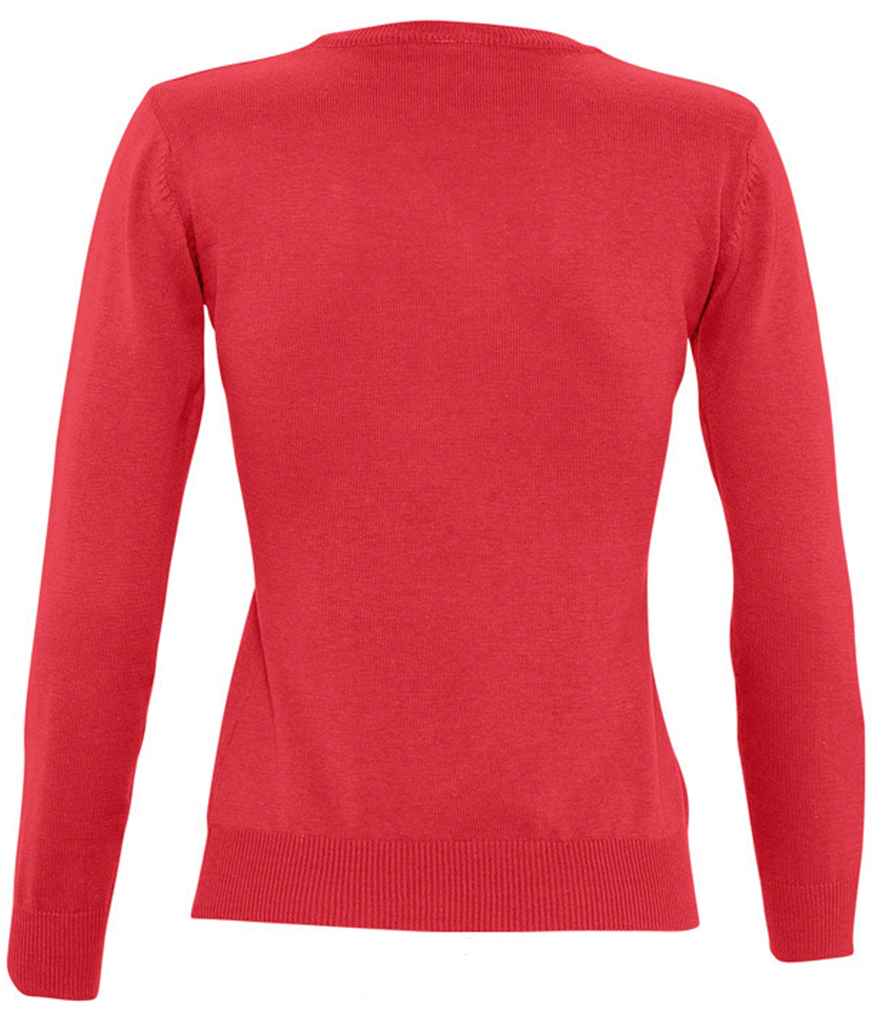 SOL'S Ladies Galaxy Cotton Acrylic V Neck Sweater Ladies Galaxy - Image 8