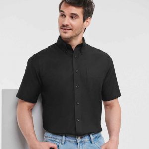 Russell Athletic Collection Short Sleeve Easy Care Oxford Shirt 933M