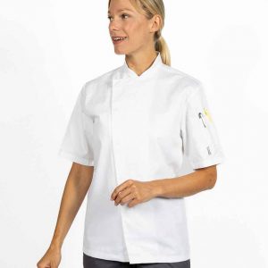 ADC Short Sleeve Asymmetric Chef's Jacket DD85ADC