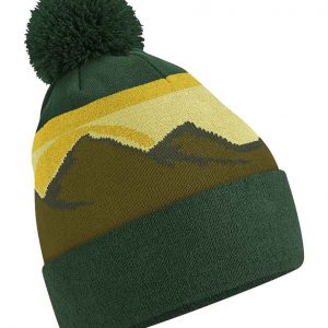 Beechfield Mountain Peaks Pom Pom Beanie B395R