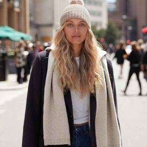 Beechfield Knitted Scarf and Beanie Gift Set B401