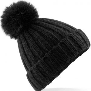 Beechfield Verbier Fur Pop Pom Beanie B413