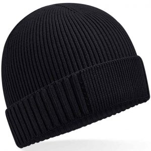 Beechfield Organic Cotton Engineered Patch Beanie B438N