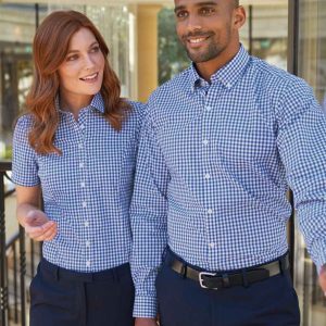 Brook Taverner Montana Gingham Long Sleeve Shirt 7884