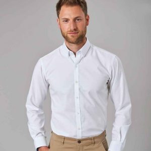 Brook Taverner Lawrence Long Sleeve Stretch Oxford Shirt 4052