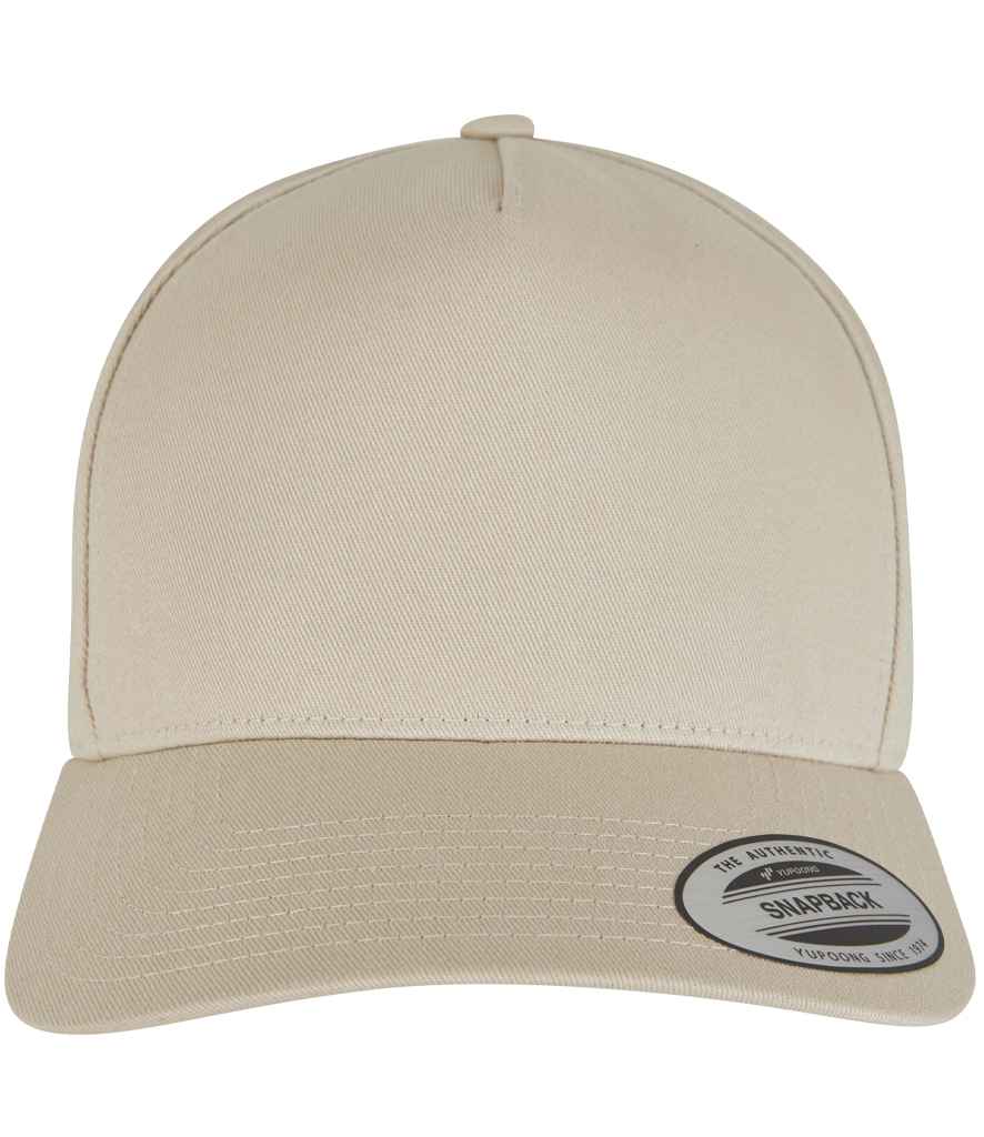 Flexfit 5 Panel Curved Classic Snapback Cap 7707 - Image 6