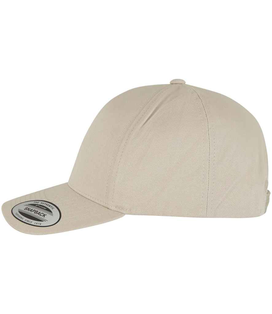 Flexfit 5 Panel Curved Classic Snapback Cap 7707 - Image 8