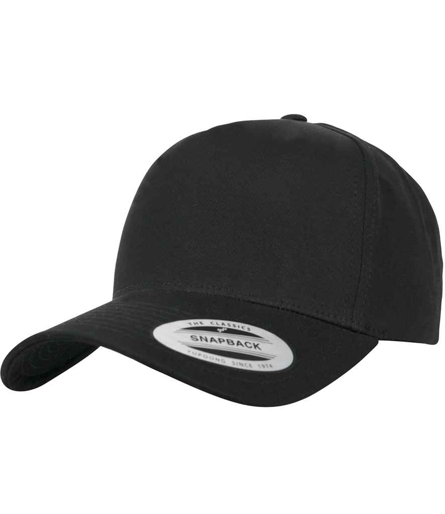 Flexfit 5 Panel Curved Classic Snapback Cap 7707