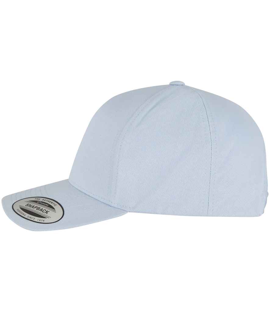 Flexfit 5 Panel Curved Classic Snapback Cap 7707 - Image 11