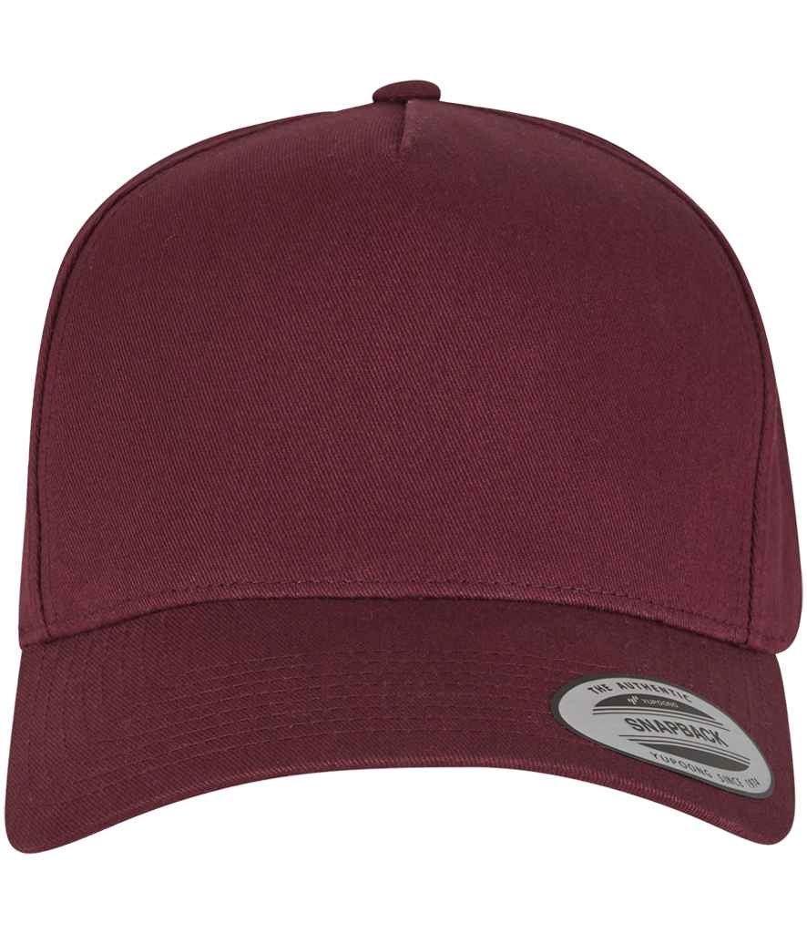 Flexfit 5 Panel Curved Classic Snapback Cap 7707 - Image 17