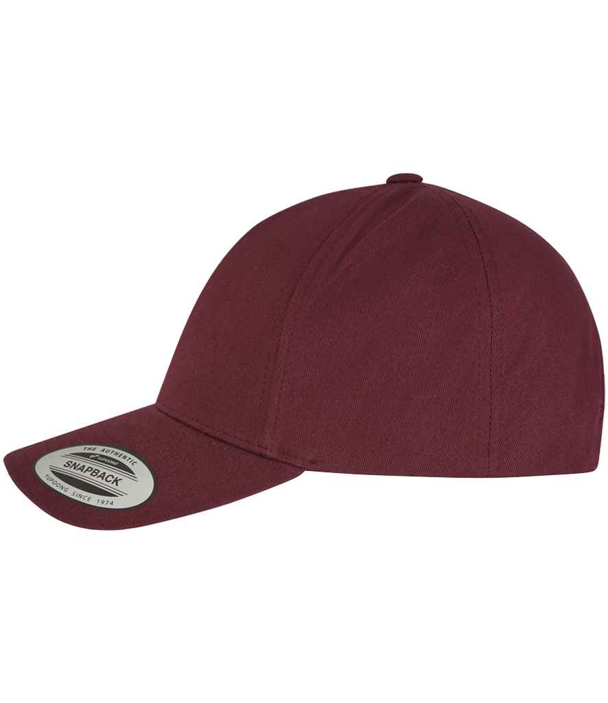 Flexfit 5 Panel Curved Classic Snapback Cap 7707 - Image 19