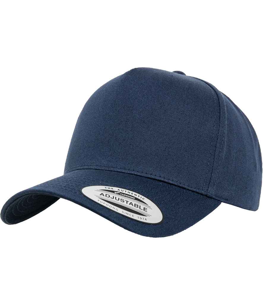 Flexfit 5 Panel Curved Classic Snapback Cap 7707 - Image 12