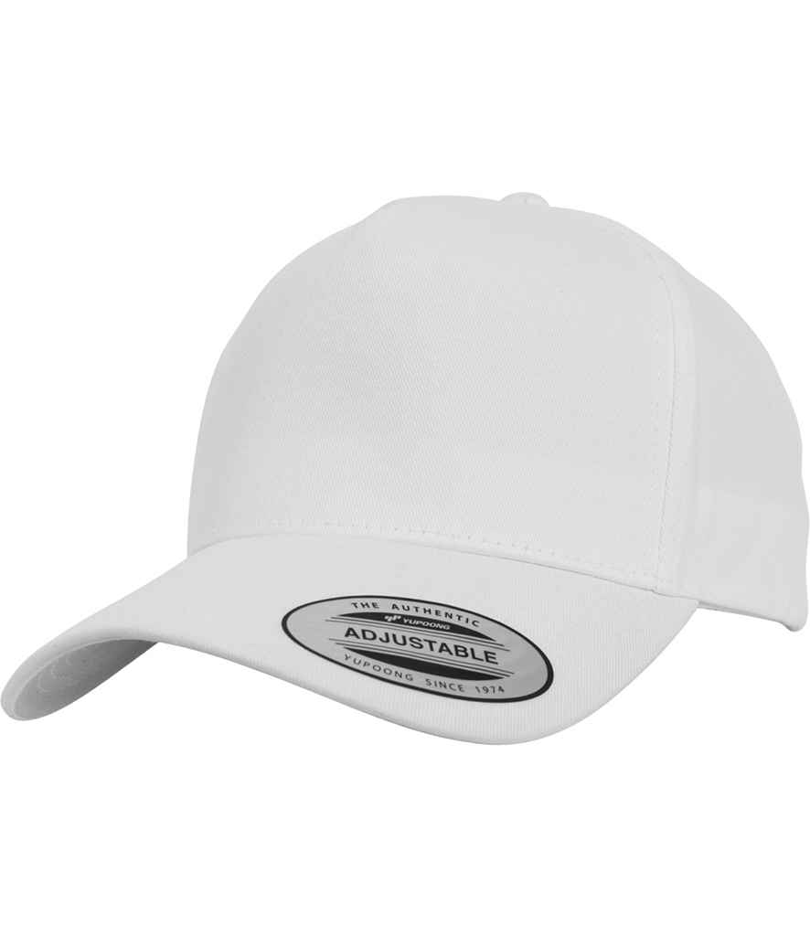 Flexfit 5 Panel Curved Classic Snapback Cap 7707 - Image 4