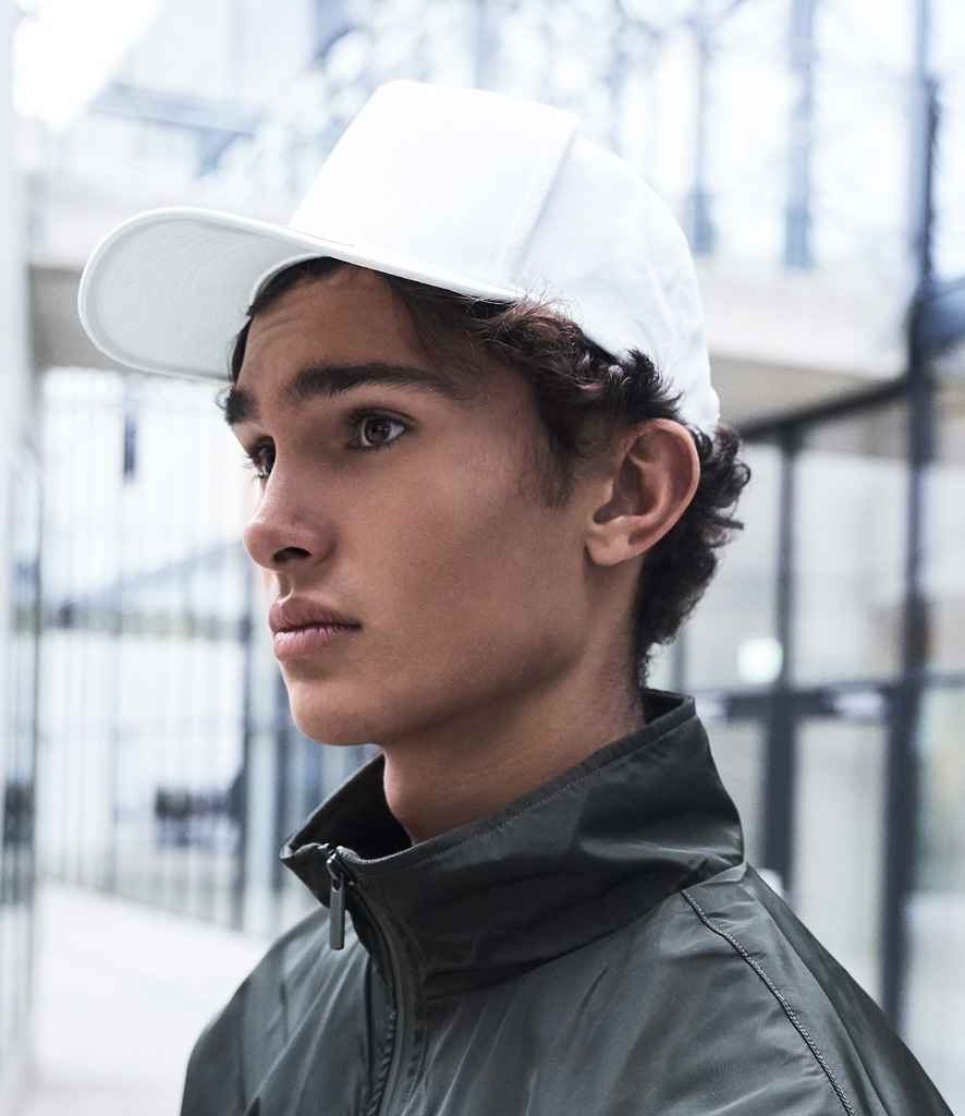 Flexfit 5 Panel Curved Classic Snapback Cap 7707 - Image 3