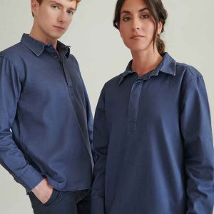 Front Row Pullover Drill Shirt FR050