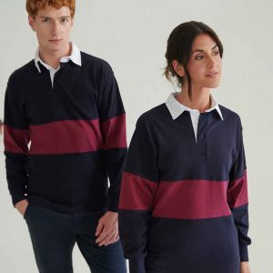 Front Row Panelled Rugby Shirt FR007