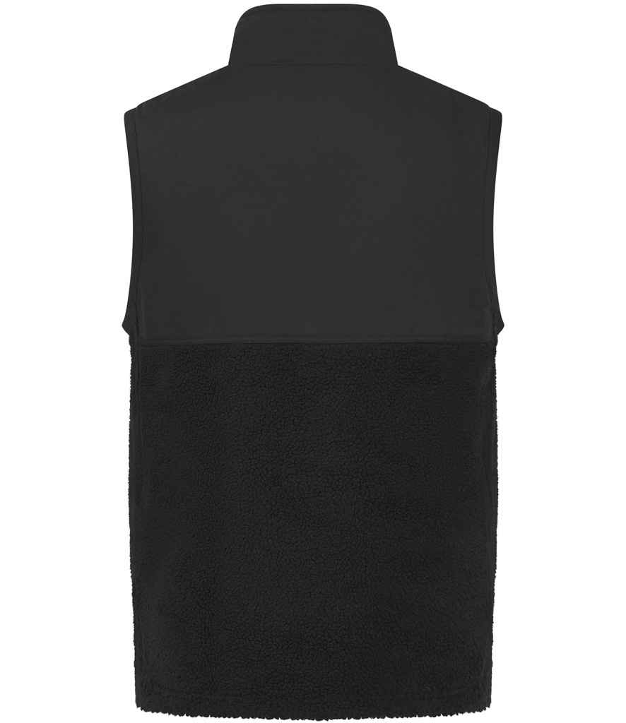 Front Row Recycled Sherpa Gilet FR855 - Image 4