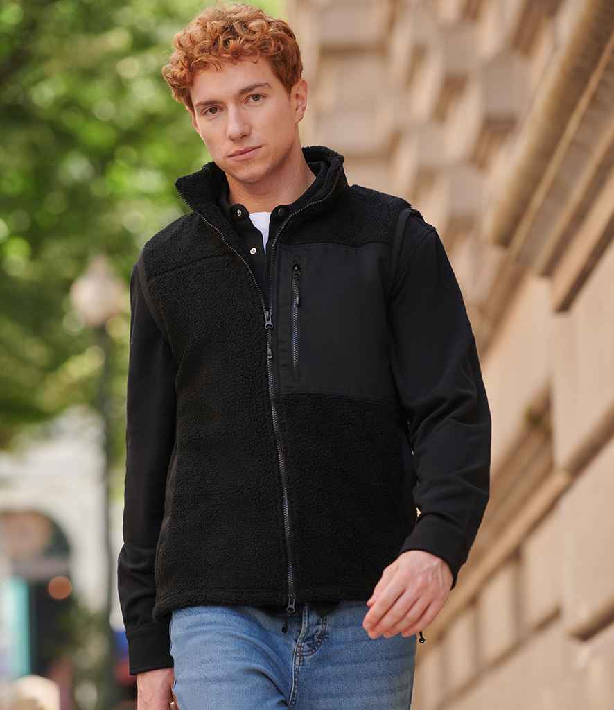 Front Row Recycled Sherpa Gilet FR855