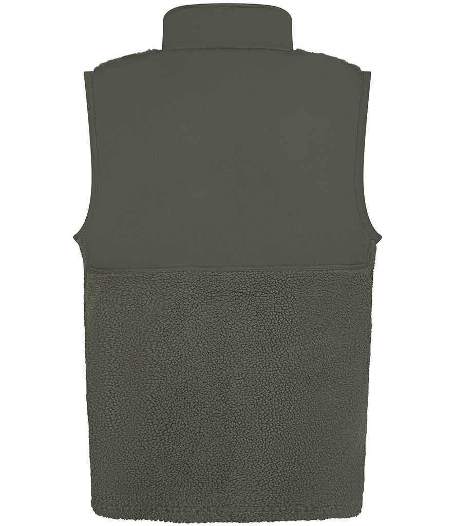 Front Row Recycled Sherpa Gilet FR855 - Image 14