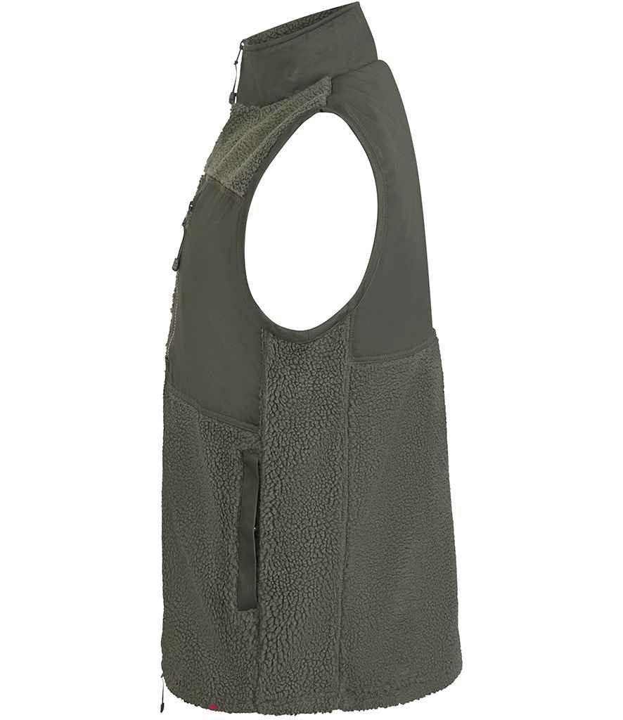 Front Row Recycled Sherpa Gilet FR855 - Image 15