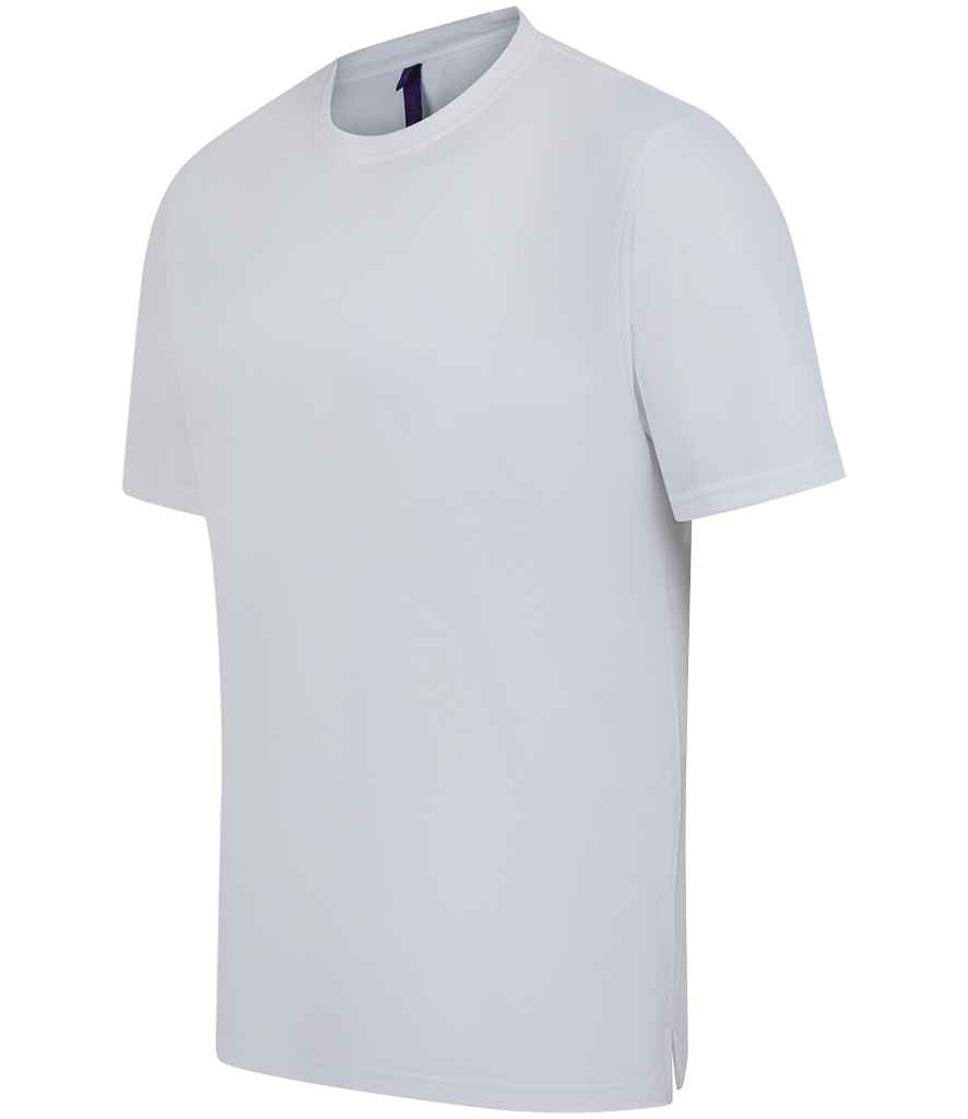 Henbury Unisex Coolplus® Wicking Piqué T-Shirt H075 - Image 8