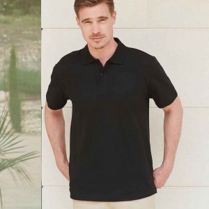 Henbury Unisex Stretch Cotton Piqué Polo Shirt H305