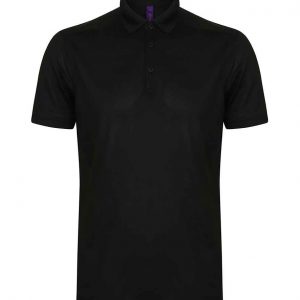 Henbury Slim Fit Stretch Microfine Piqué Polo Shirt H460