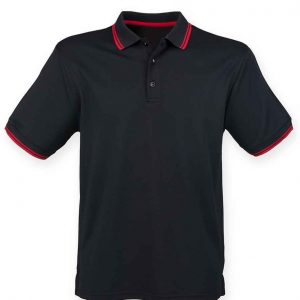 Henbury Coolplus® Tipped Polo Shirt H482