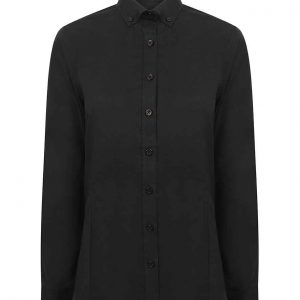 Henbury Ladies Modern Long Sleeve Regular Fit Oxford Shirt H513R