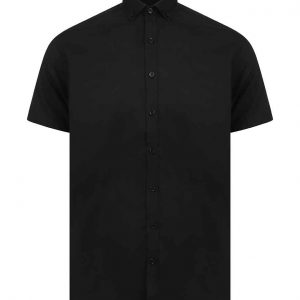 Henbury Modern Short Sleeve Slim Fit Oxford Shirt H517S