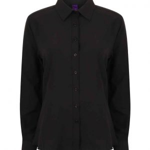 Henbury Ladies Long Sleeve Wicking Shirt H591