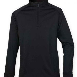Henbury Zip Neck Wicking Top H862