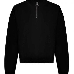 AWDis Ladies Cropped 1/4 Zip Sweatshirt JH037