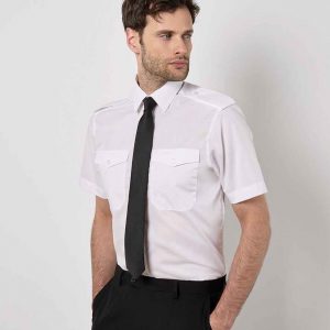 Kustom Kit Short Sleeve Tailored Pilot Shirt KK133