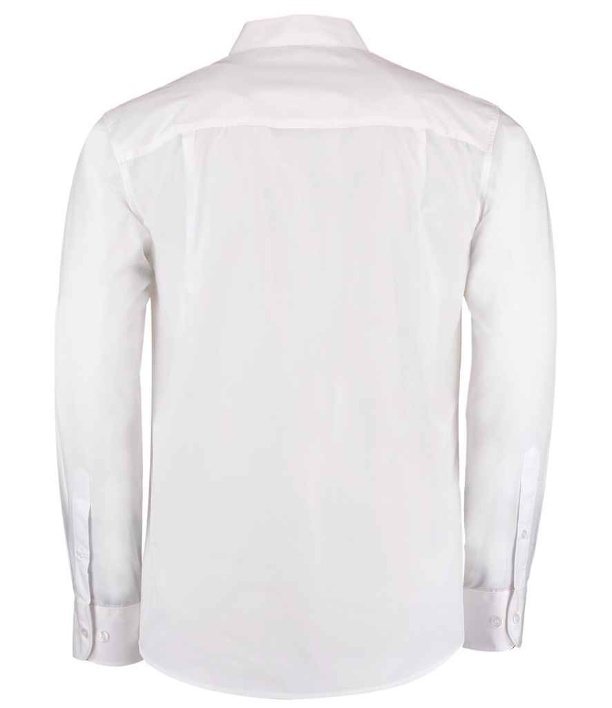 Kustom Kit Long Sleeve Tailored Mandarin Collar Shirt KK161 - Image 6