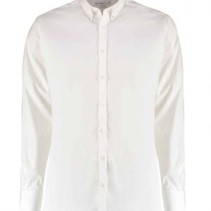 Kustom Kit Slim Fit Stretch Long Sleeve Oxford Shirt KK182