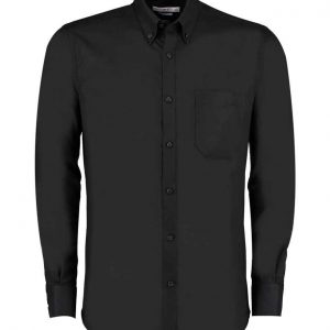 Kustom Kit Long Sleeve Slim Fit Workwear Oxford Shirt KK184