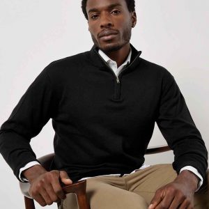 Kustom Kit Regular Fit Arundel 1/4 Zip Sweater KK254