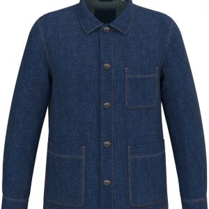 Native Spirit Unisex Dropped Shoulder Denim Jacket NS614