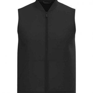 Native Spirit Unisex Twill Bodywarmer with Varsity Collar NS623