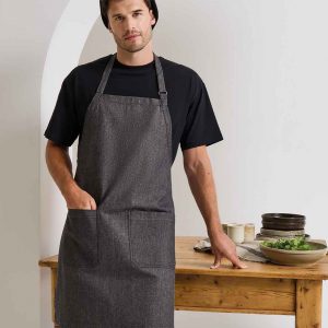 Premier Fairtrade Organic Cotton Denim Bib Apron PR113