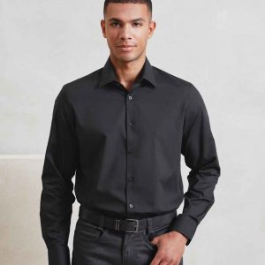 Premier Recyclight® Long Sleeve Poplin Shirt PR203