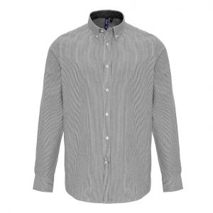 Premier Long Sleeve Striped Oxford Shirt PR238