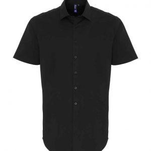 Premier Short Sleeve Stretch Fit Poplin Shirt PR246