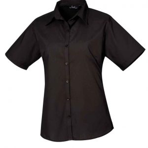 Premier Ladies Short Sleeve Poplin Blouse PR302